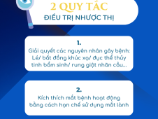 NHƯỢC THỊ - QUY TẮC VÀ CÁC GIAI ĐOẠN ĐIỀU TRỊ