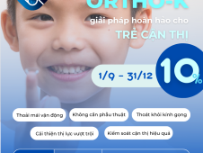 (GIẢM GIÁ 10%) KÍNH ÁP TRÒNG CỨNG ĐEO BAN ĐÊM ORTHO-K: GIẢI PHÁP HOÀN HẢO CHO TRẺ CẬN THỊ