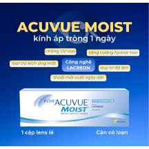 [LENS LẺ 1 NGÀY] ACUVUE MOIST CÓ LOẠN