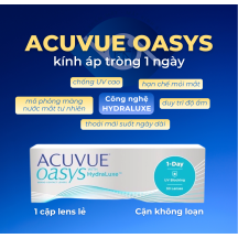 [LENS LẺ 1 NGÀY] ACUVUE OASYS KHÔNG LOẠN
