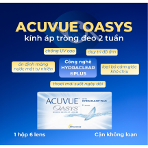 [LENS HỘP 2 TUẦN] ACUVUE OASYS KHÔNG LOẠN