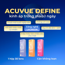 [LENS HỘP 1 NGÀY CÓ MÀU] ACUVUE DEFINE