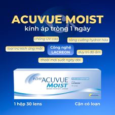 [LENS HỘP 1 NGÀY] ACUVUE MOIST CÓ LOẠN