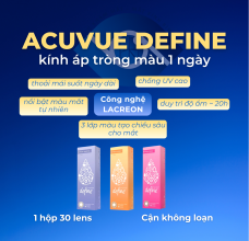 [LENS HỘP 1 NGÀY CÓ MÀU] ACUVUE DEFINE