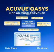 [LENS HỘP 2 TUẦN] ACUVUE OASYS CÓ LOẠN