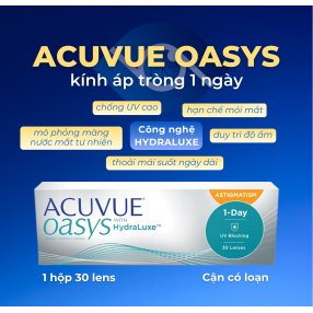 [LENS HỘP 1 NGÀY] ACUVUE OASYS KHÔNG LOẠN