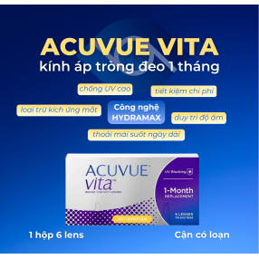 [LENS HỘP 1 THÁNG] ACUVUE VITA CÓ LOẠN