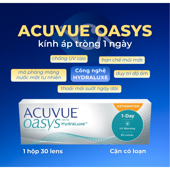 [LENS HỘP 1 NGÀY] ACUVUE OASYS KHÔNG LOẠN