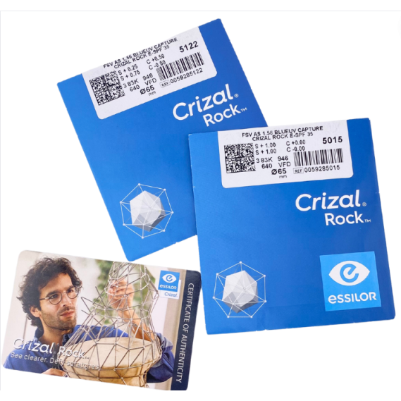 ESSILOR CRIZAL ROCK CHIẾT SUẤT 1.56 AS